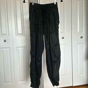 A new day black cotton joggers
